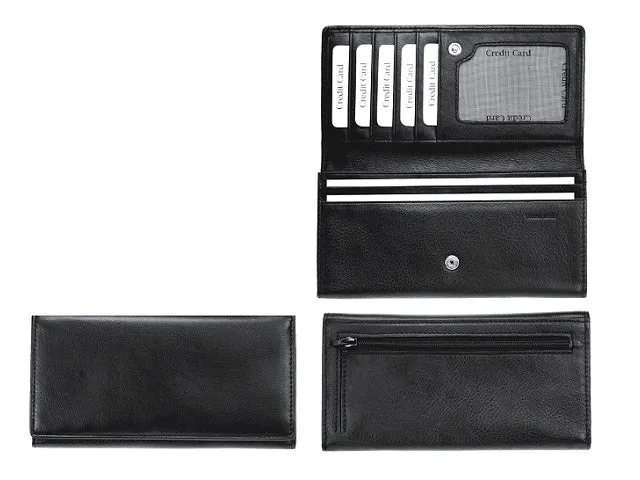 Adpel Leather Ladies Purse | Black