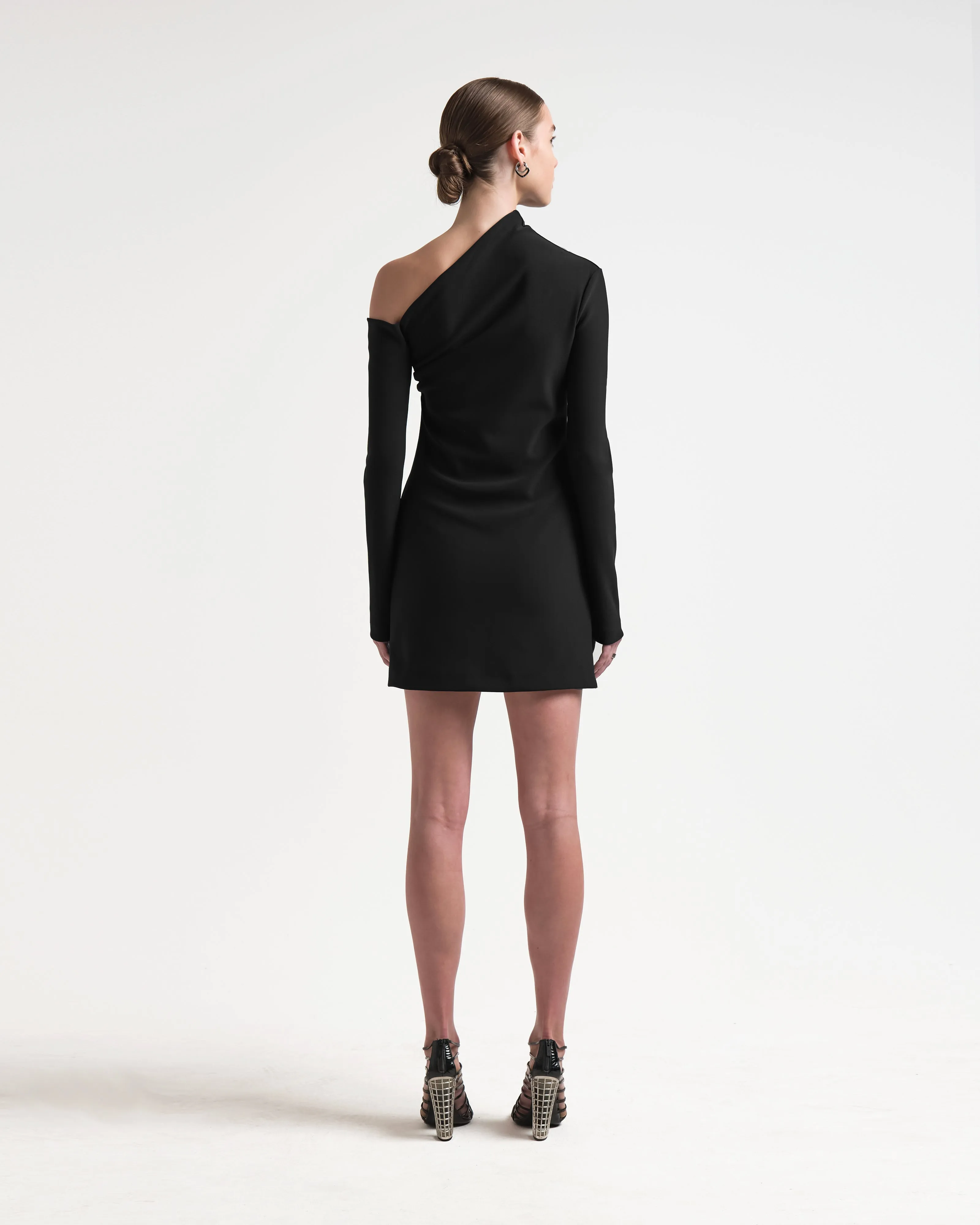 BONDED DRESS - BLACK