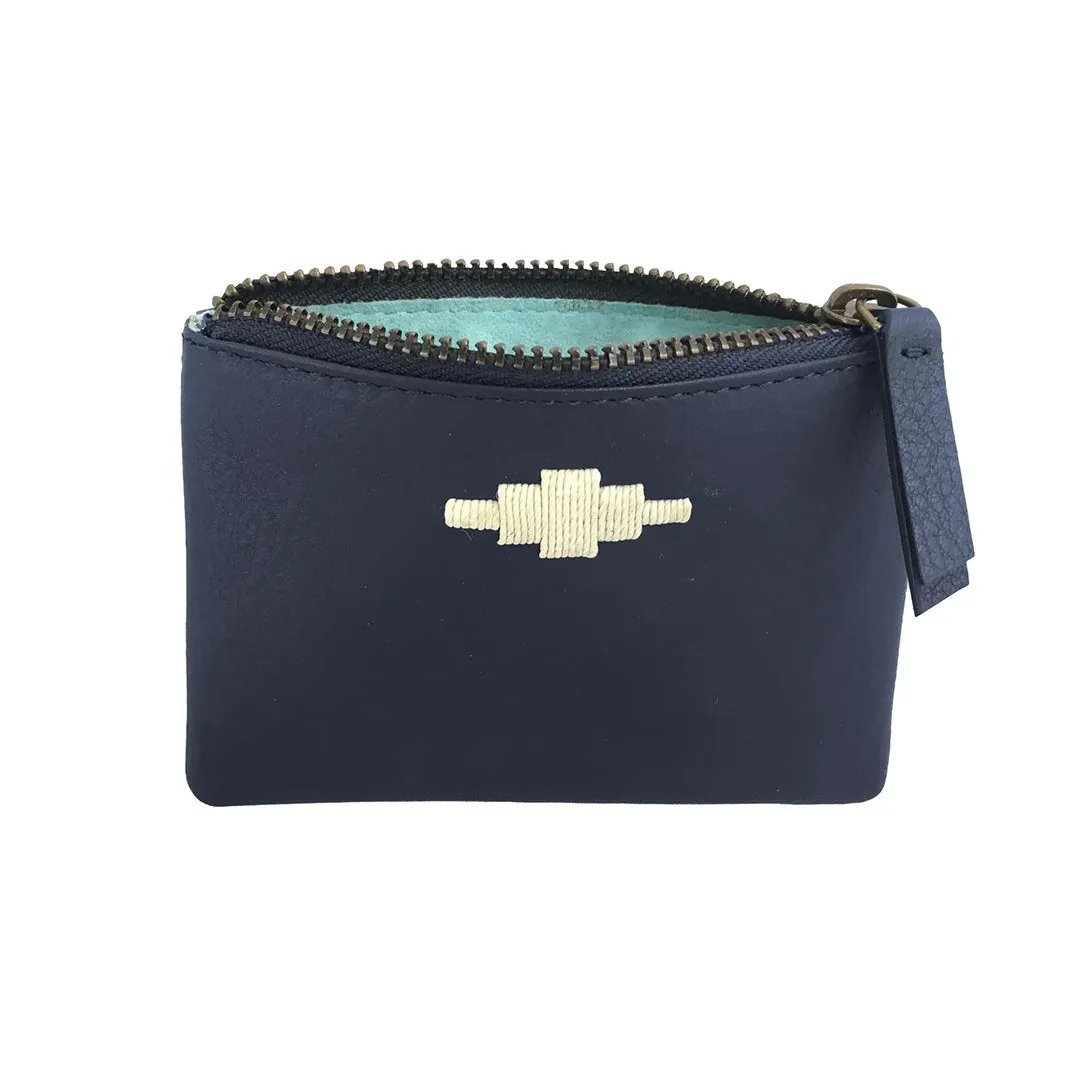 Cambio Pouch Purse - Navy/Cream by Pampeano