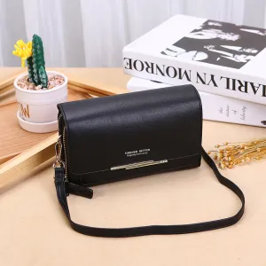 Leather Coin Purse Medium Size Women Clutch Purse
