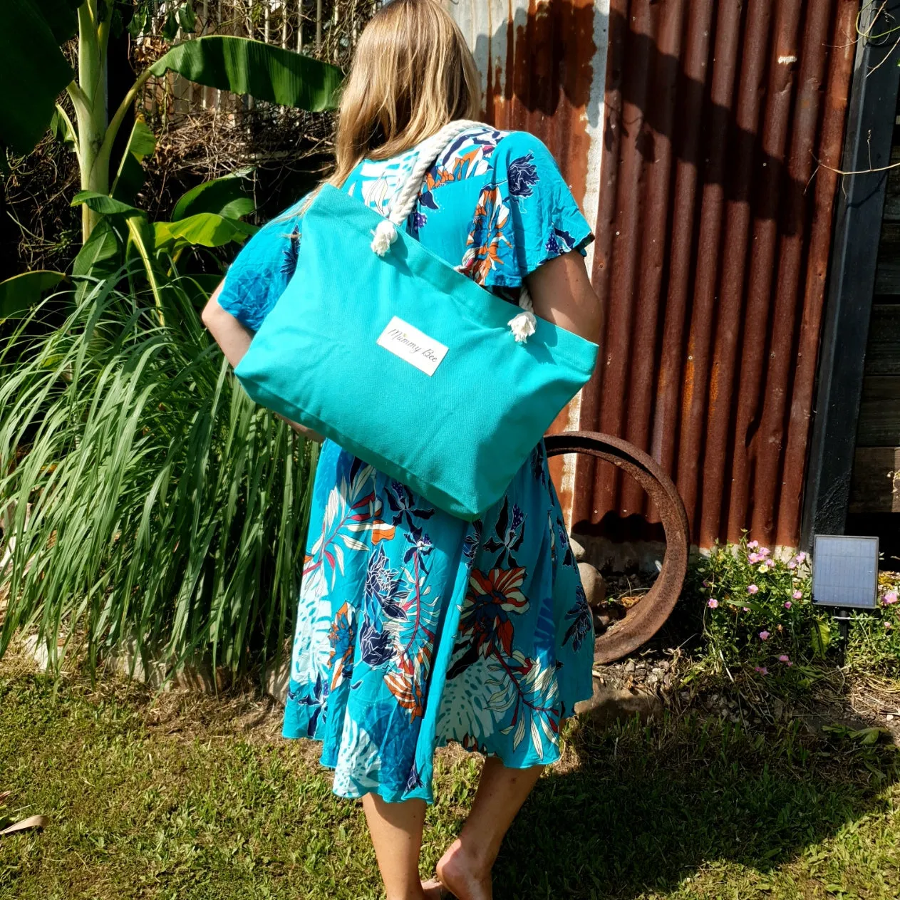 Mother and Daughter Matching Tote Bags