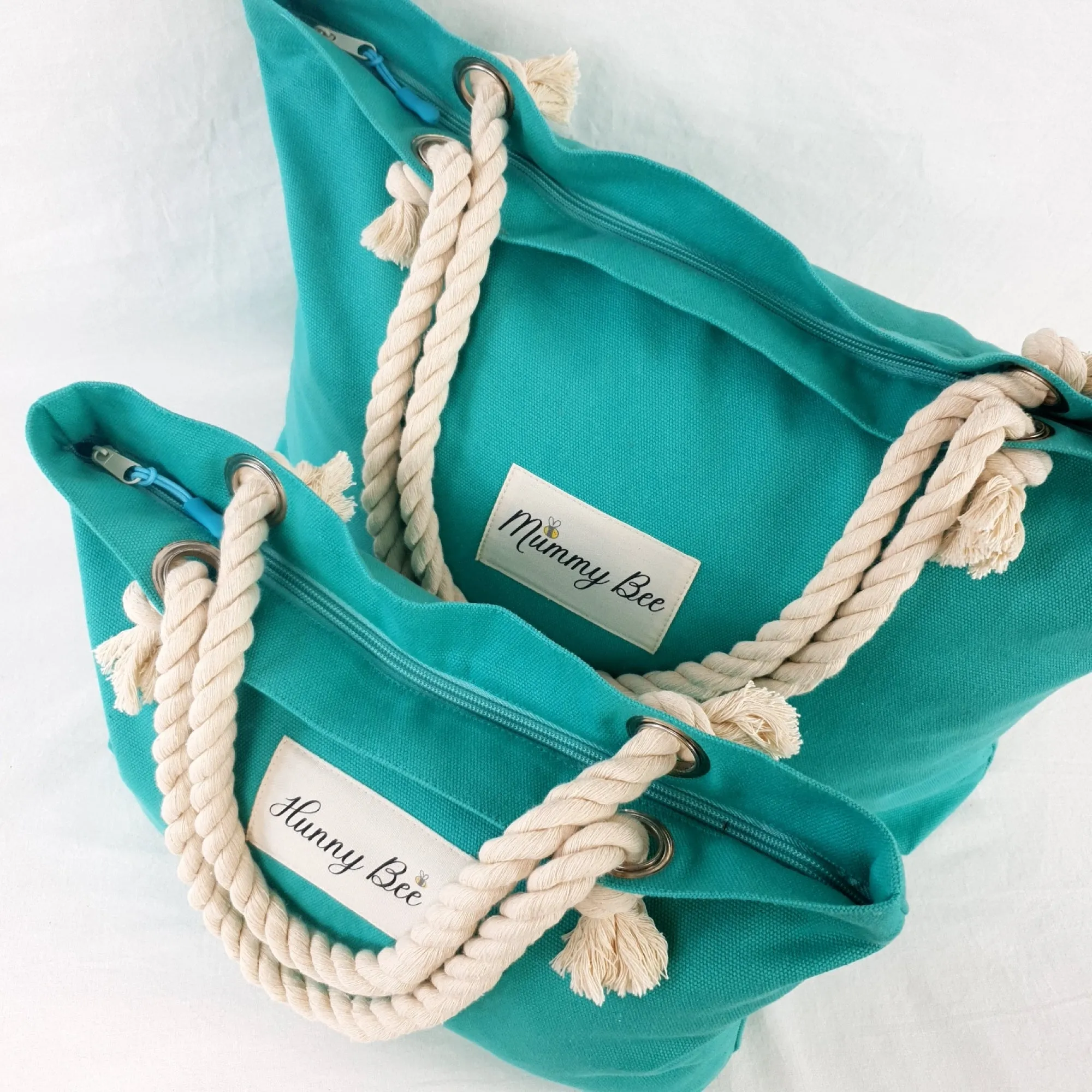 Mother and Daughter Matching Tote Bags