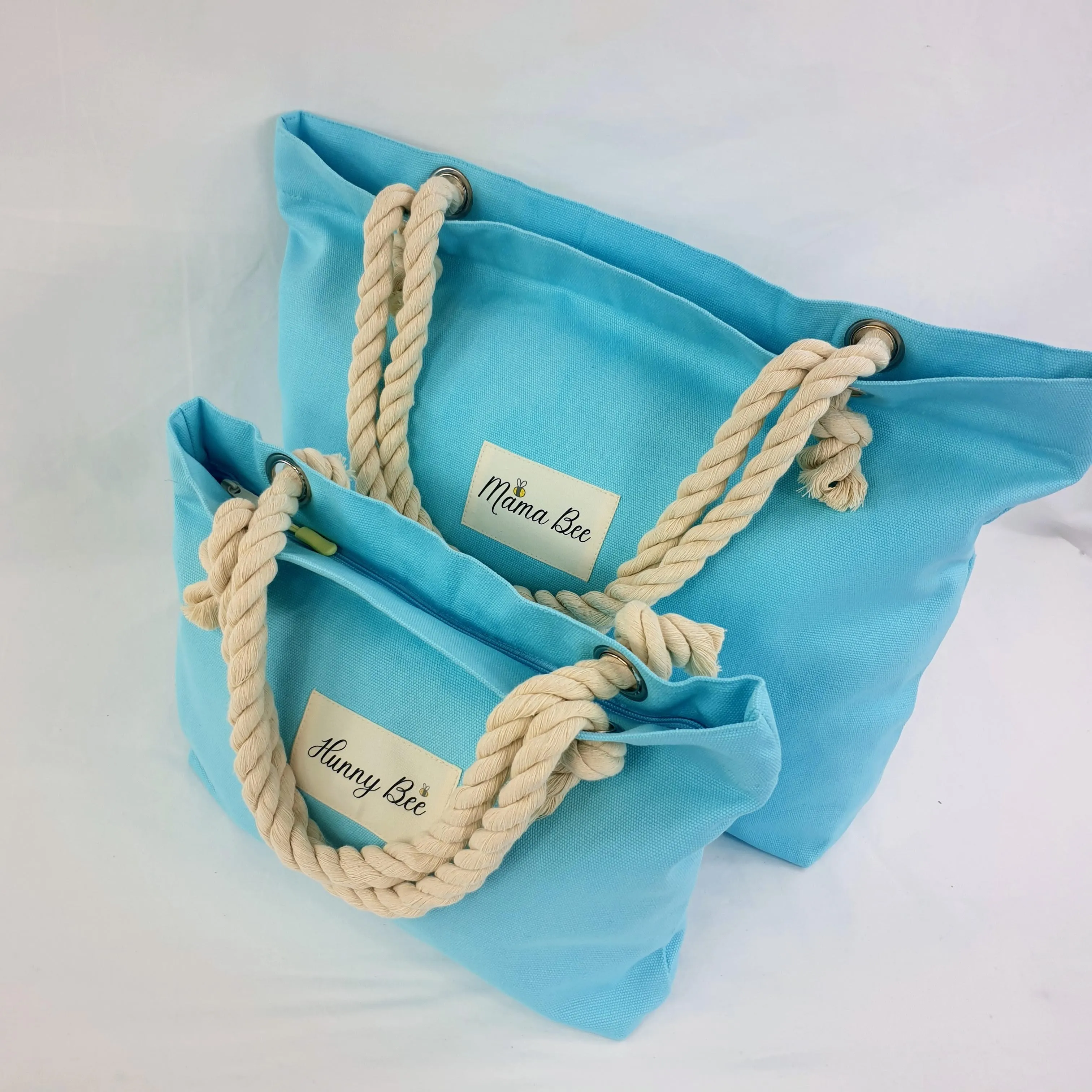Mother and Daughter Matching Tote Bags