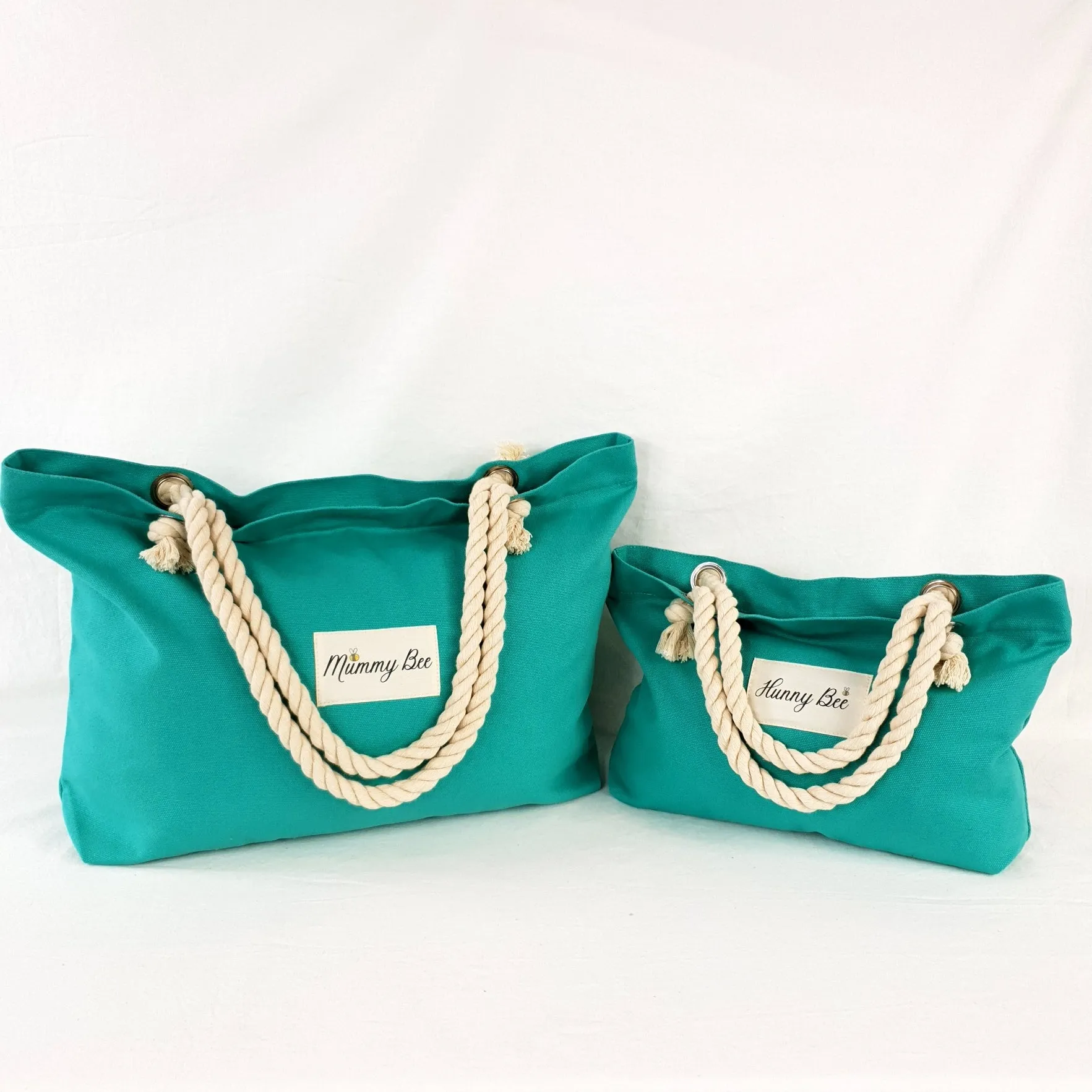 Mother and Daughter Matching Tote Bags